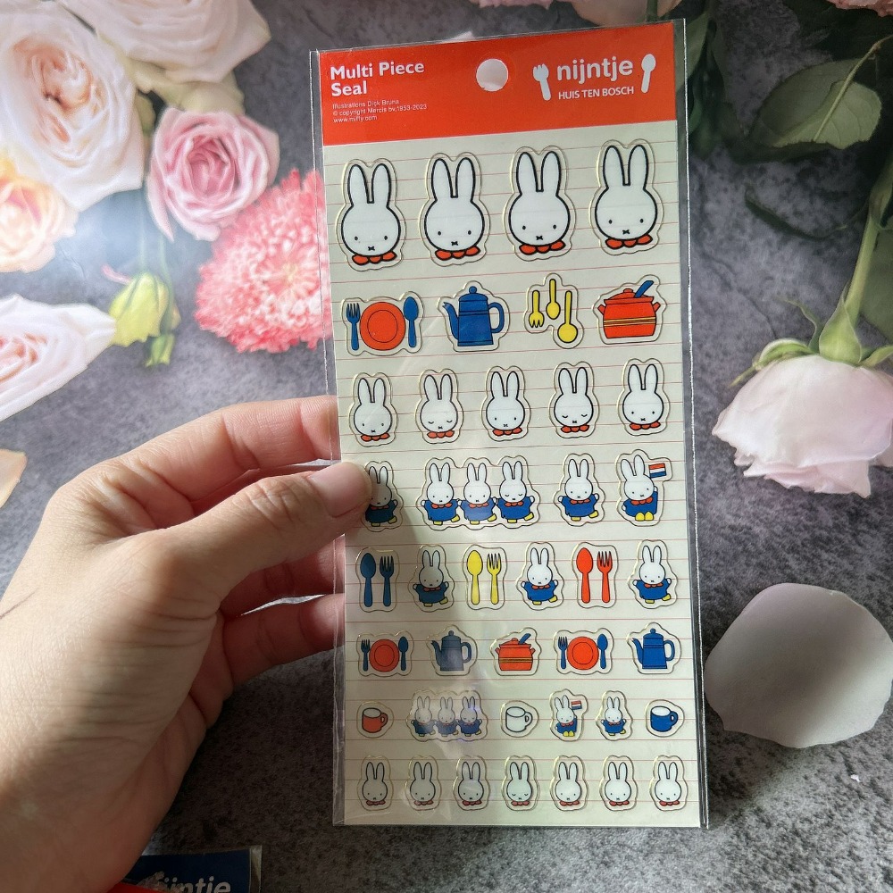 Art Craft Books - Miffy Cute Cartoon Sticker Book Self-adhesive