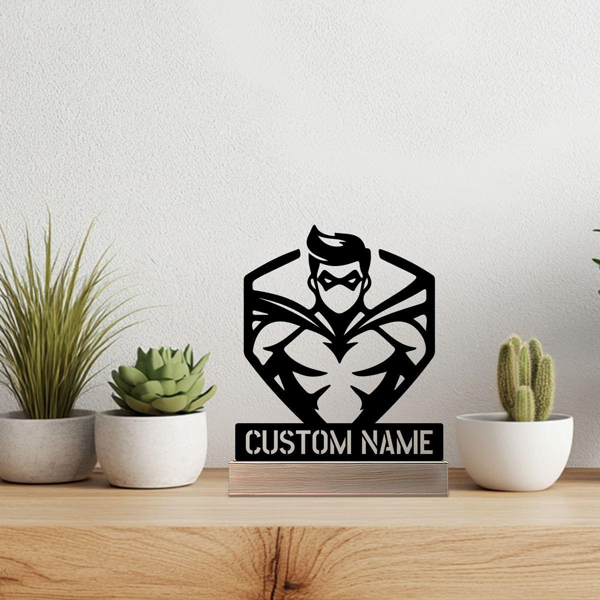 Art Craft & Architecture - 1pc Abstract robot Customized Name Metal