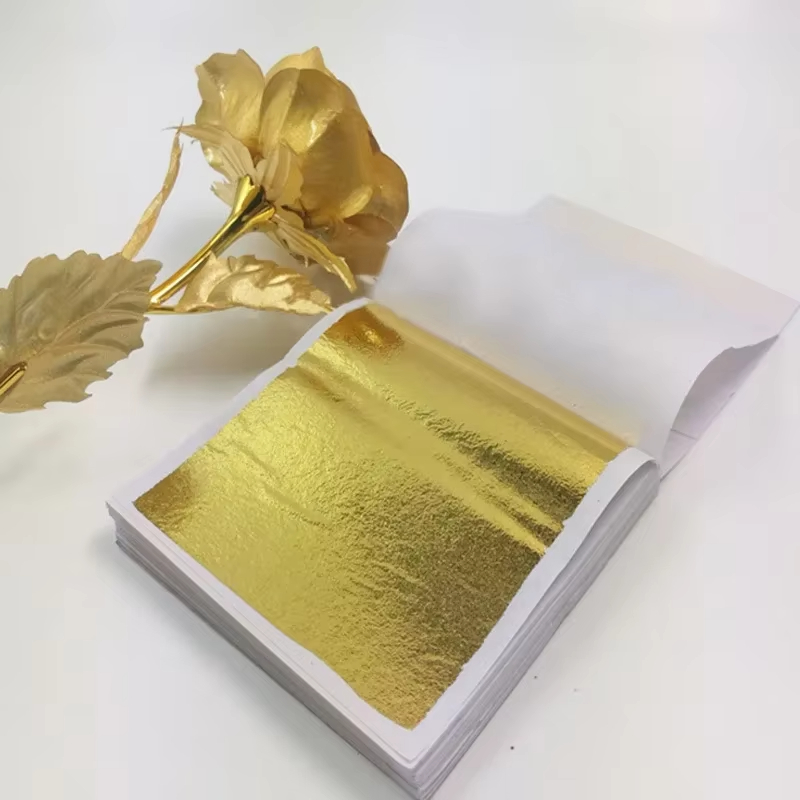 Art Craft Leaves - 100 Sheets DIY Nail Gold Leaf