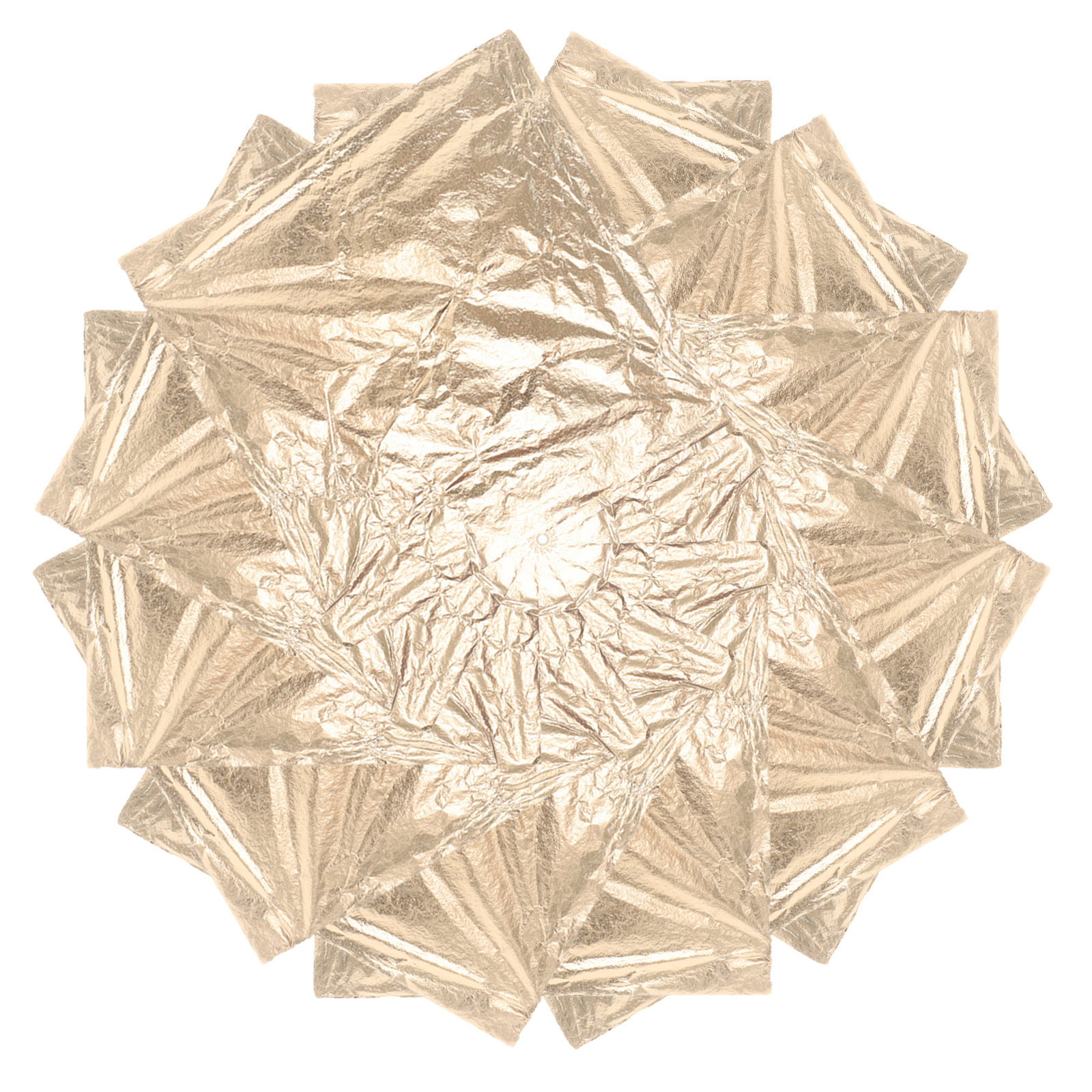 Art Craft Leaves - 100 Sheets Gold Foil Leaf Paper