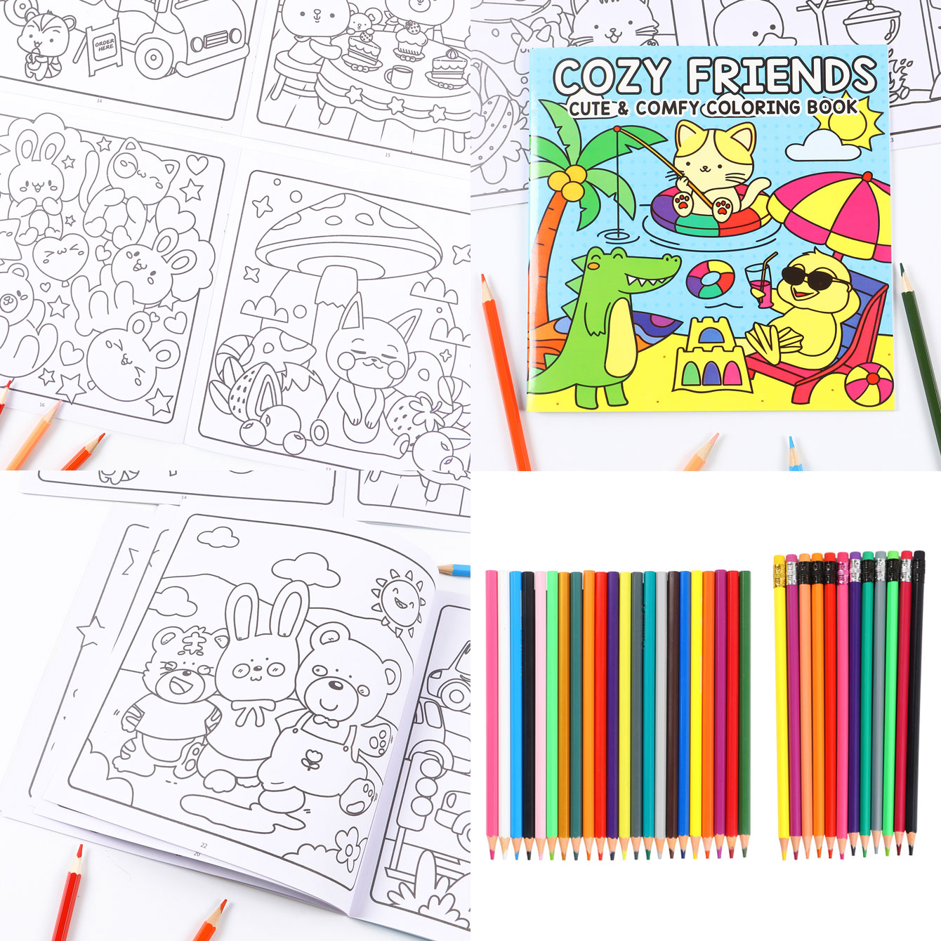 Art Craft Books - 24 Pages Kids Coloring Drawing Book