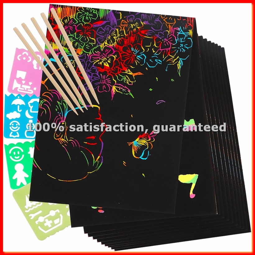 Art Craft & Architecture - Scratch Paper Art Set, Black Crafts