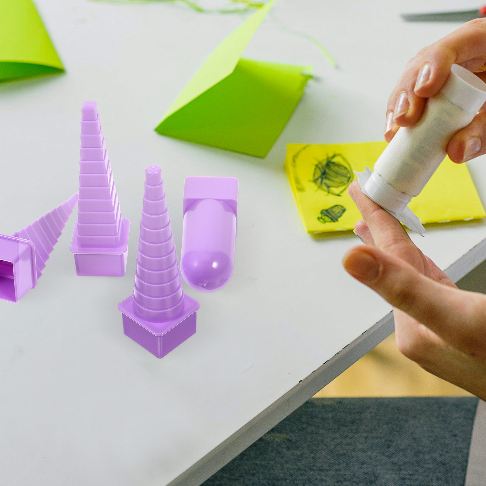 Art Craft Paper - 4Pcs Quilling Tower Set Paper Craft