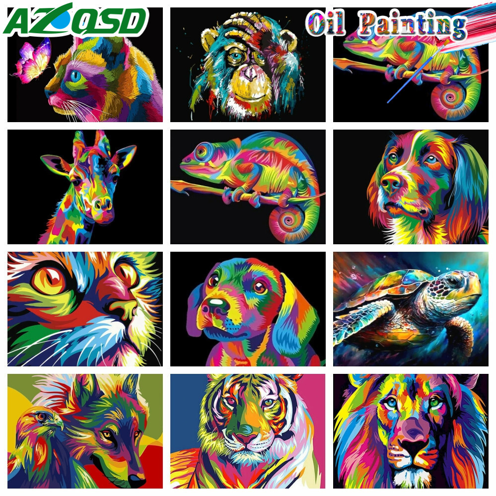 Art Craft Cat - AZQSD Adult Paint By Numbers Animal