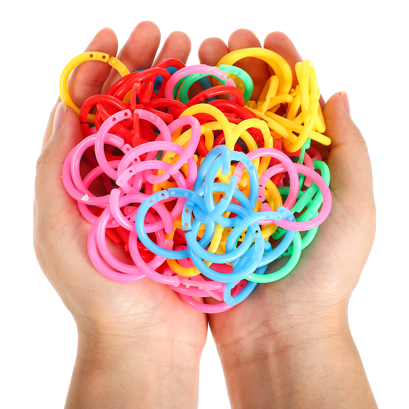 120Pcs Binding Rings Plastic B - огляд і ціна Art Craft Books