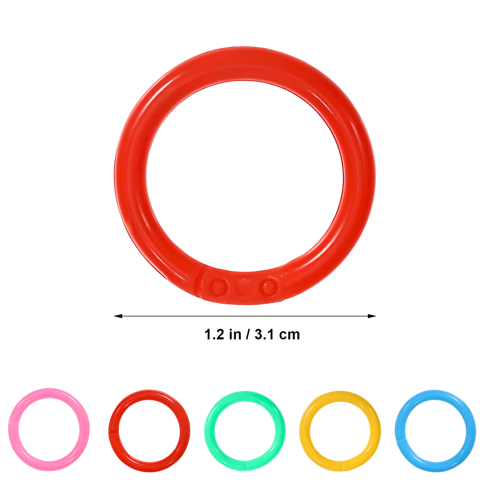 120Pcs Binding Rings Plastic B - огляд і ціна Art Craft Books