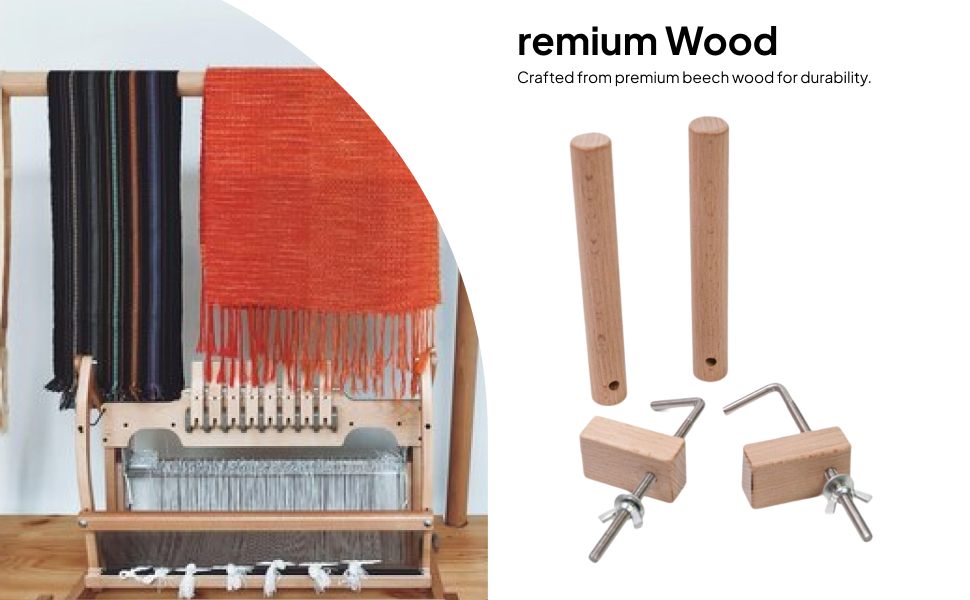 Wooden Warping Pegs Clamp Set  - огляд і ціна Loom Weaving Frame