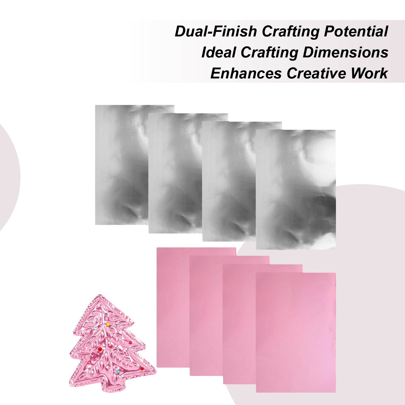 Embossing Foil 8 Pieces Alumin - огляд і ціна Art Craft Paper