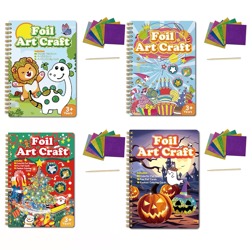 Art Kit Fun Foil Art For Kids  - огляд і ціна Art Craft Kits For Kids