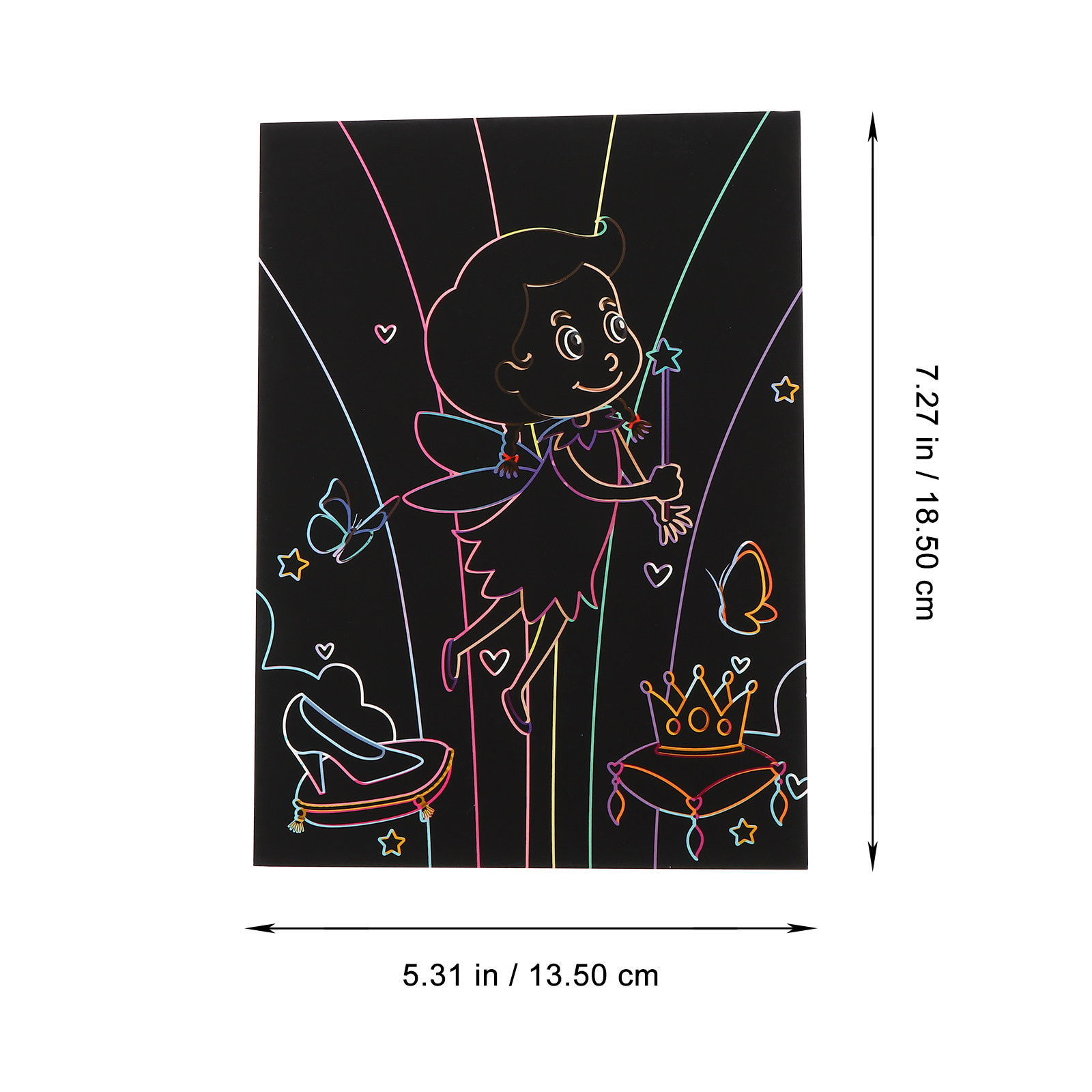 1Set Scratch Painting Cards fo - огляд і ціна Art Craft Kits For Kids