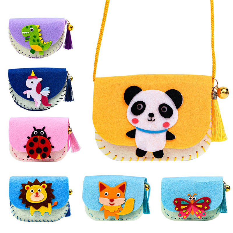 DIY Shoulder Bag Non-woven Fab - огляд і ціна Art Craft Kits For Kids