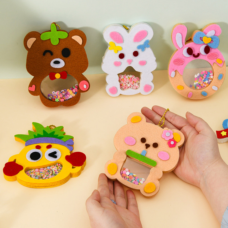 Cartoon Non Woven Shake Pendan - огляд і ціна Art Craft Kits For Kids