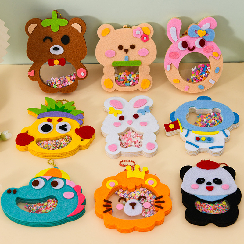 Cartoon Non Woven Shake Pendan - огляд і ціна Art Craft Kits For Kids