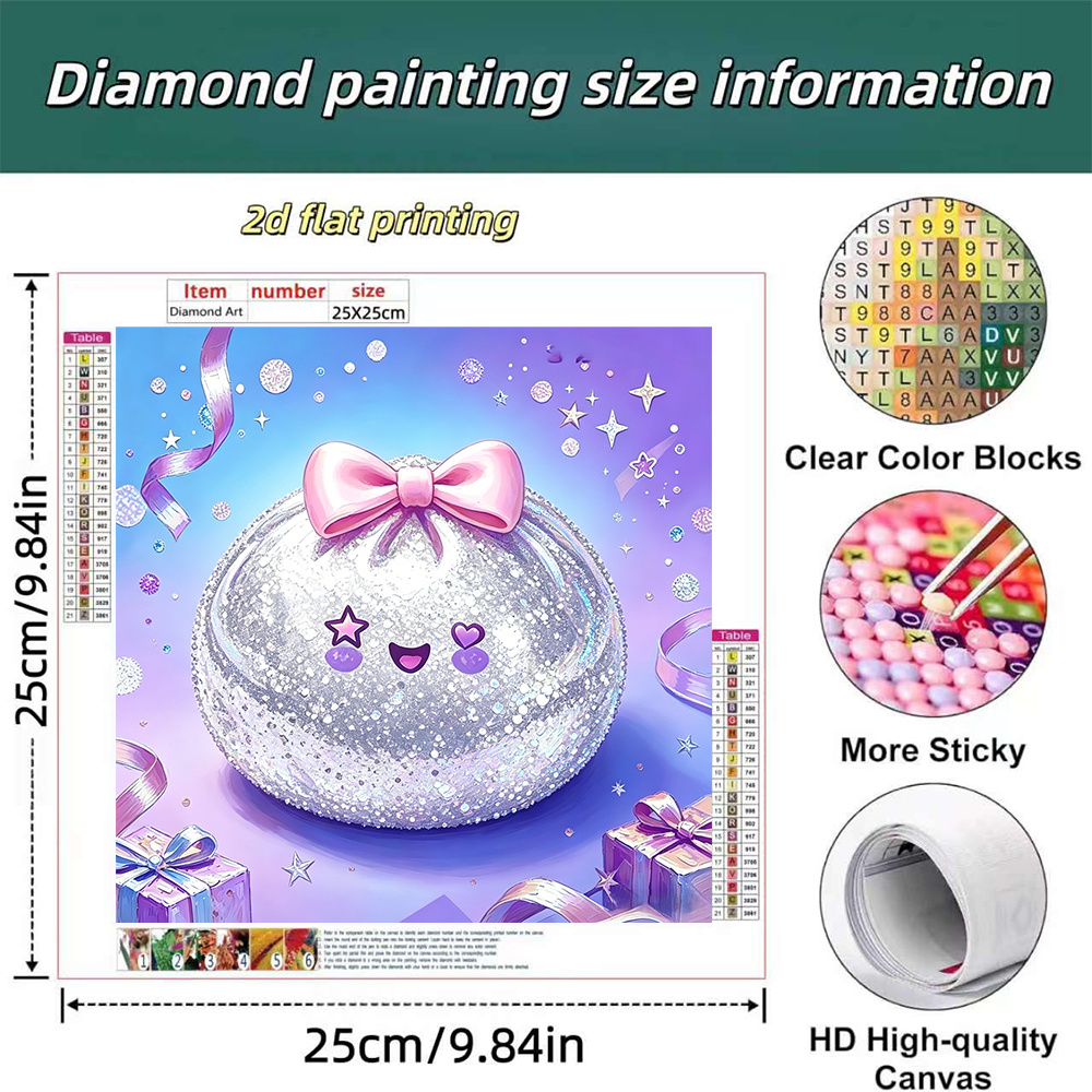 New arrivals! Cute and shiny b - огляд і ціна Diamond Painting Kit