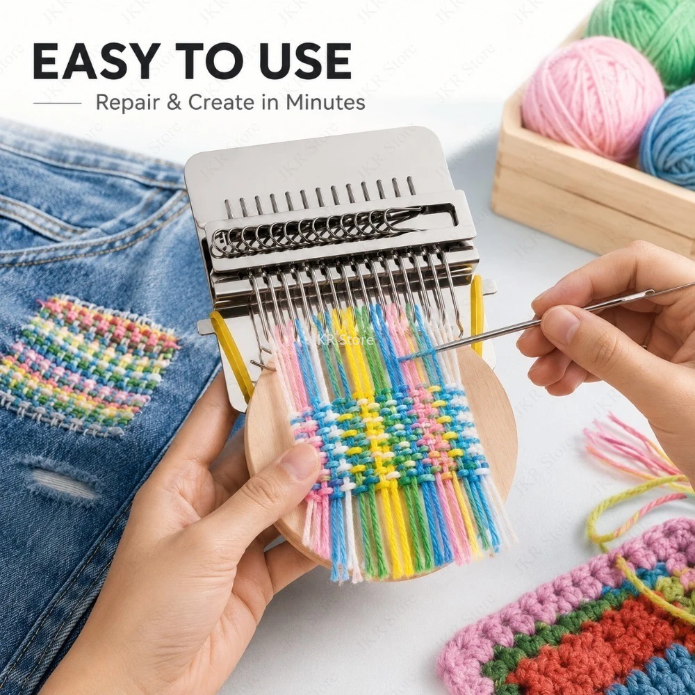 Small Loom Knitting Frame Wood - огляд і ціна Loom Weaving Frame