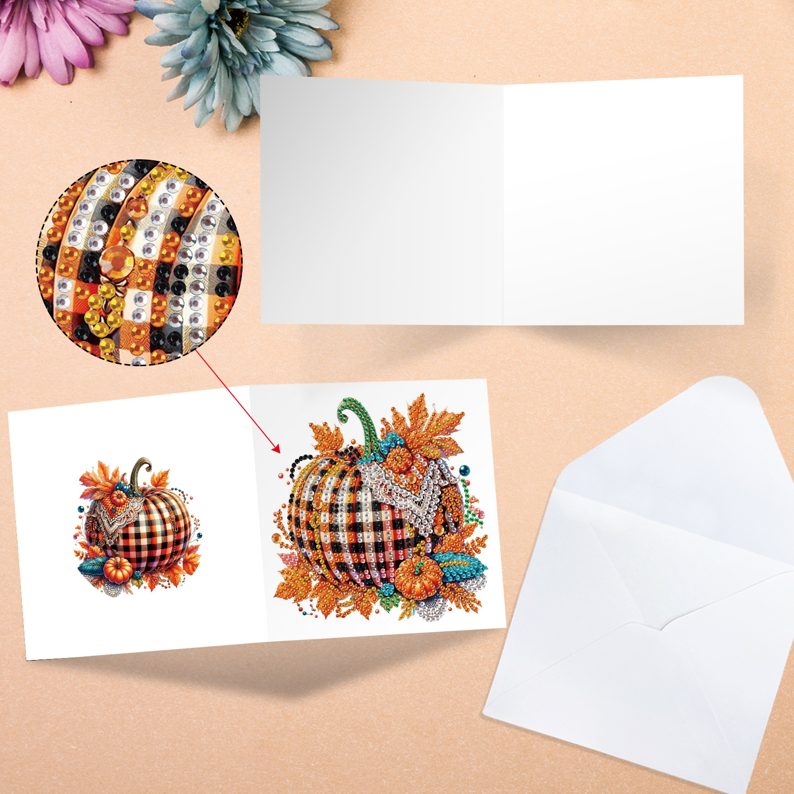 6Pcs Diamond Painting Greeting - огляд і ціна Art Craft Halloween