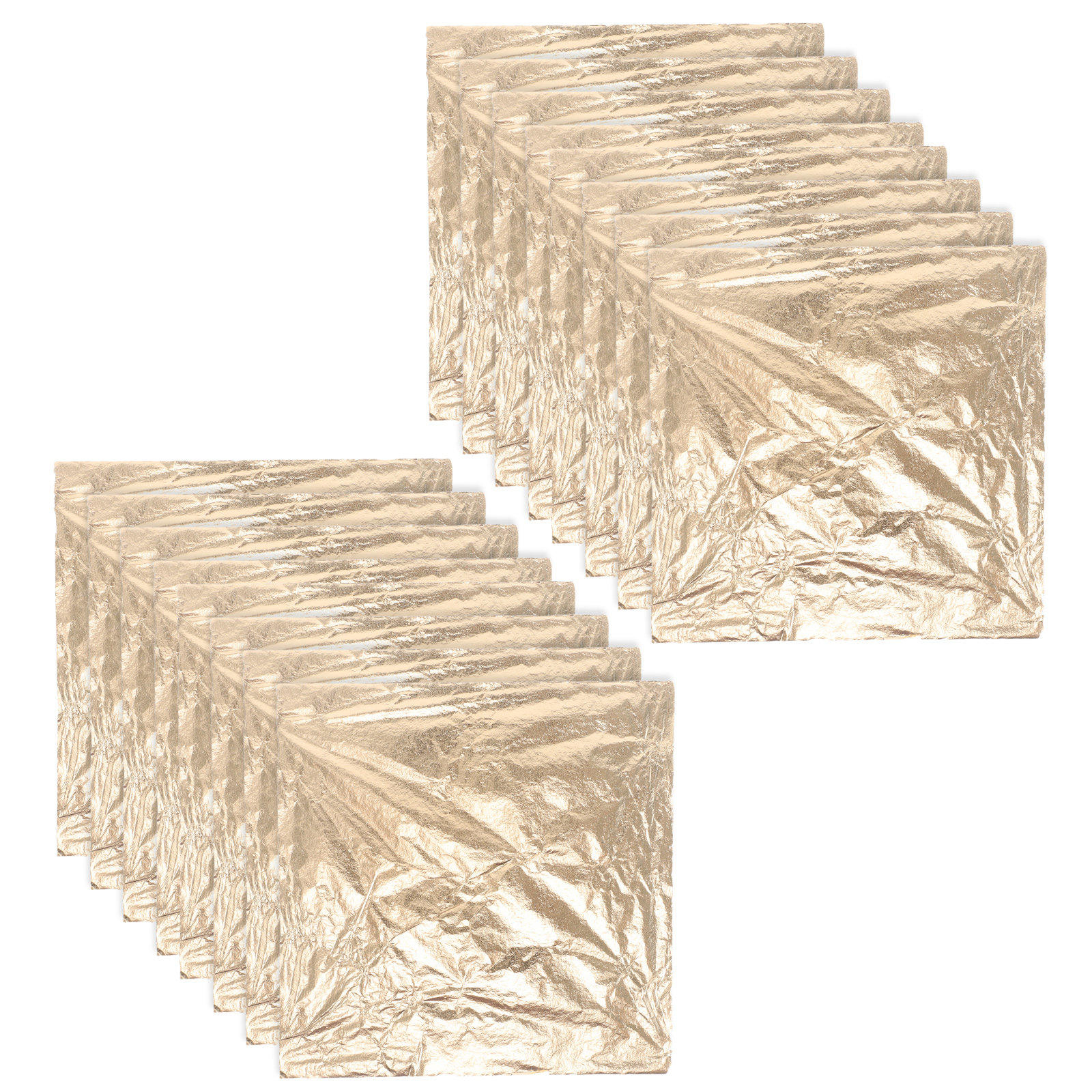 100 Sheets Gold Foil Sheets 14 - огляд і ціна Art Craft Leaves