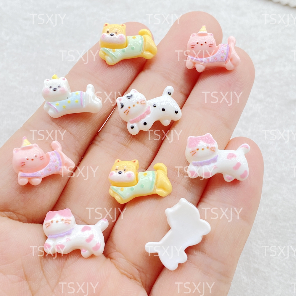 20Pcs Mixed Nail Art Resin Min - огляд і ціна Art Craft Cat
