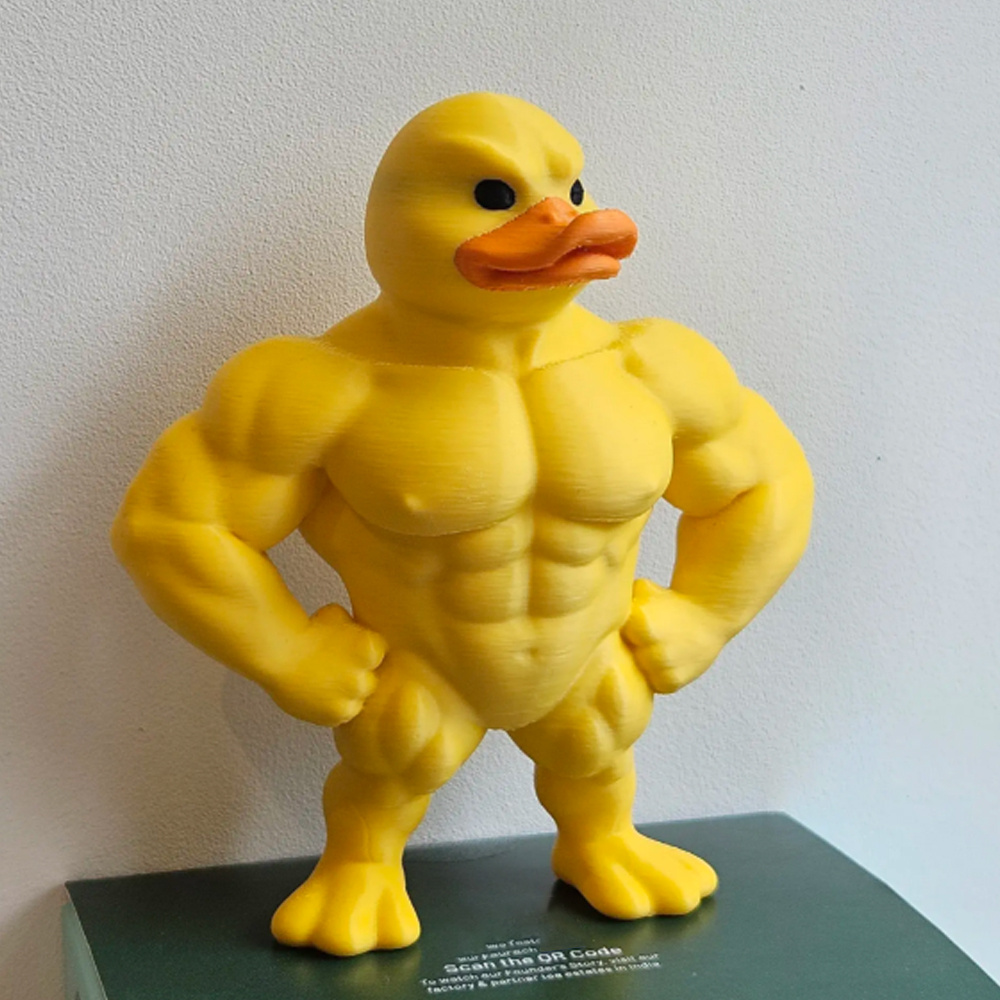 Muscle Duck Statue -3D Desktop - огляд і ціна Art Craft Duck