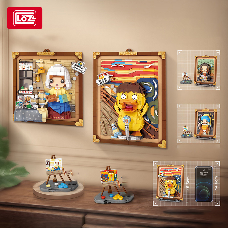 LOZ-1286 World Cute painting S - огляд і ціна Art Craft Duck