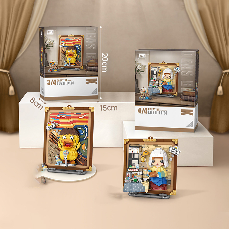 LOZ-1286 World Cute painting S - огляд і ціна Art Craft Duck