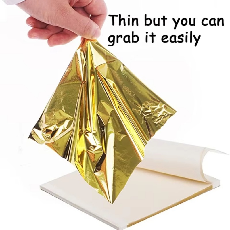 100 Sheets DIY Nail Gold Leaf  - огляд і ціна Art Craft Leaves