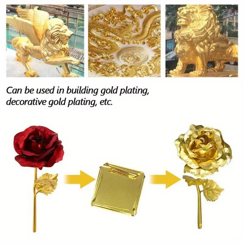 100 Sheets DIY Nail Gold Leaf  - огляд і ціна Art Craft Leaves