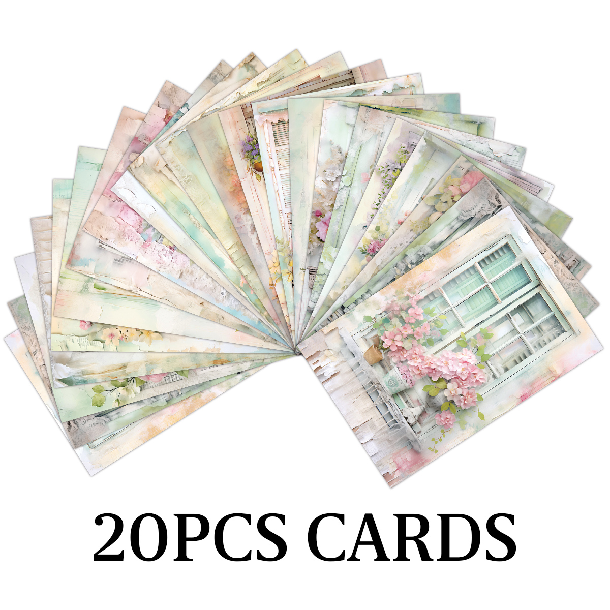 20pcs Vintage Floral Art Colla - огляд і ціна Art Craft Gallery