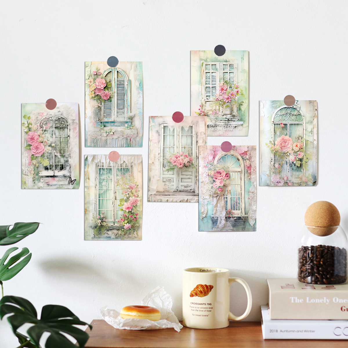 20pcs Vintage Floral Art Colla - огляд і ціна Art Craft Gallery