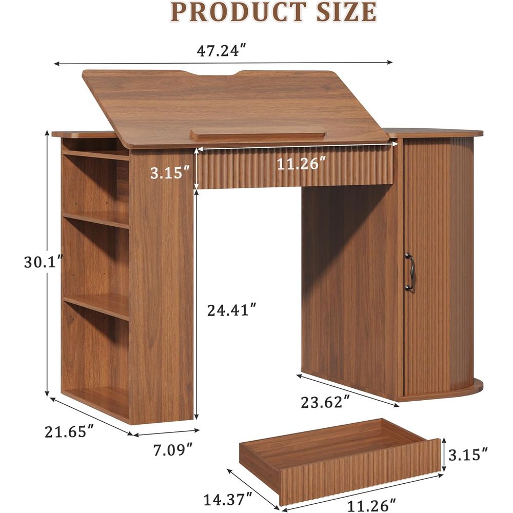 Storage Cabinet Desk with Draw - огляд і ціна Art Craft & Architecture