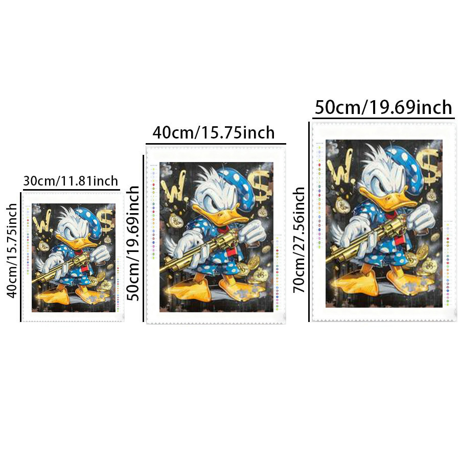 1 piece - Potdemiel-5D-DIY - F - огляд і ціна Art Craft Duck