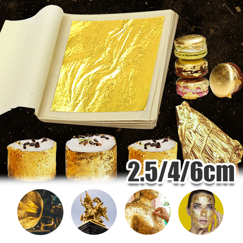 Real 24K Gold Leaf Sheets in 3 - огляд і ціна Art Craft Leaves