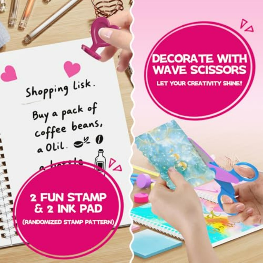 2-Pack DIY Journal Kit for Gir - огляд і ціна Art Craft Ideas For Kids