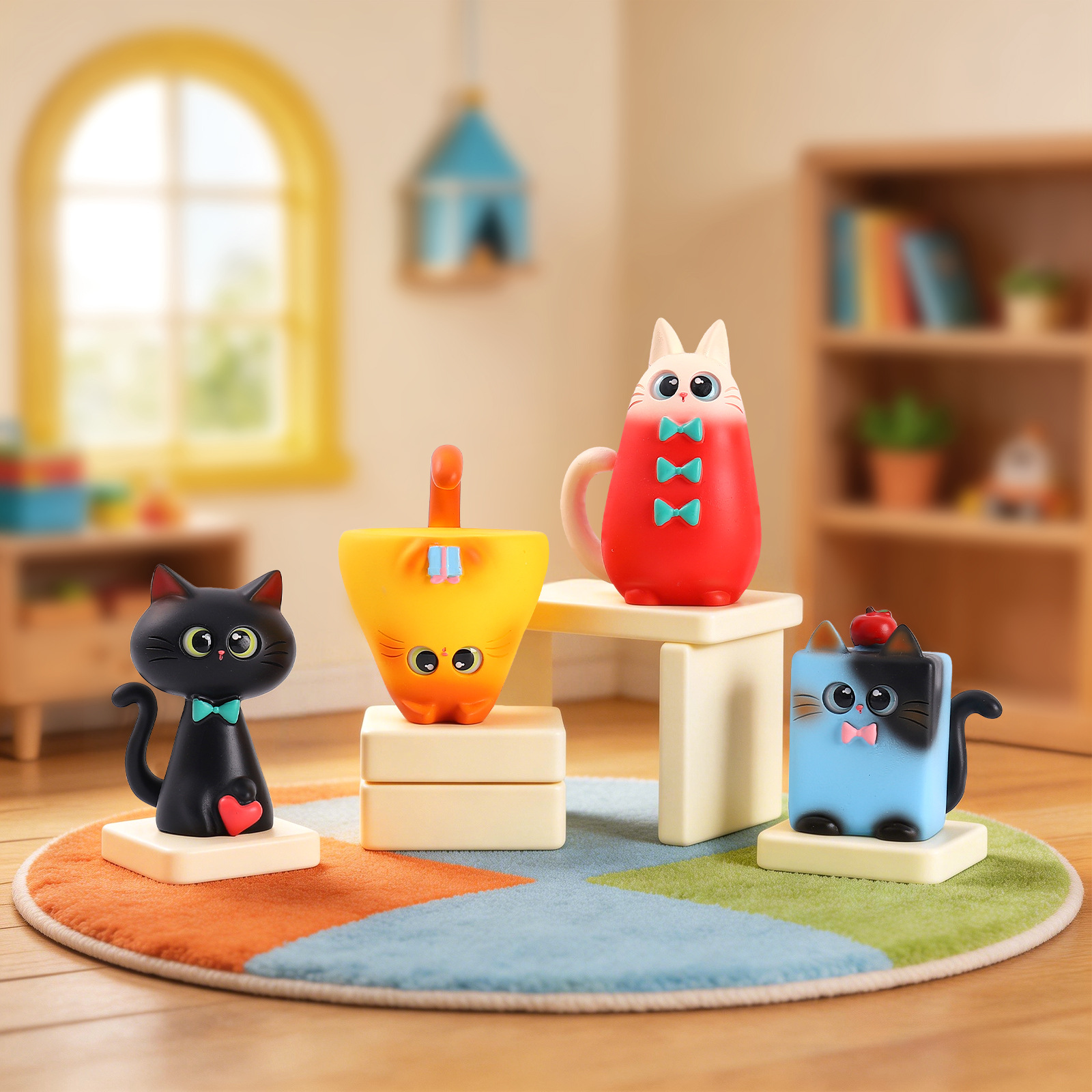 Blind Box Cat Figurine Resin C - огляд і ціна Art Craft Cat