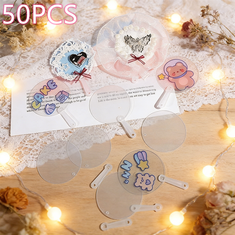 Mini Blank Fans, Transparent D - огляд і ціна Art Craft Ideas For Kids