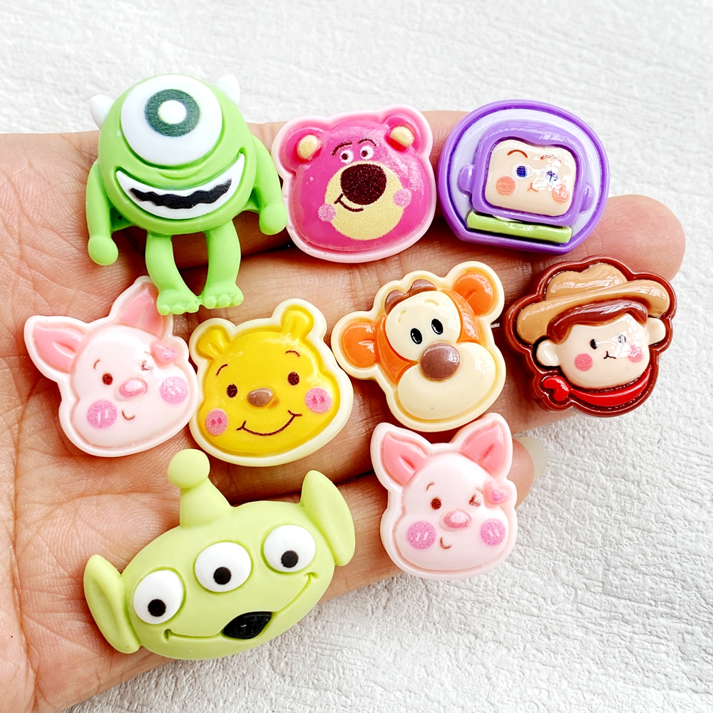 10Pcs Resin Cartoon Animation  - огляд і ціна Art Craft Dinosaur