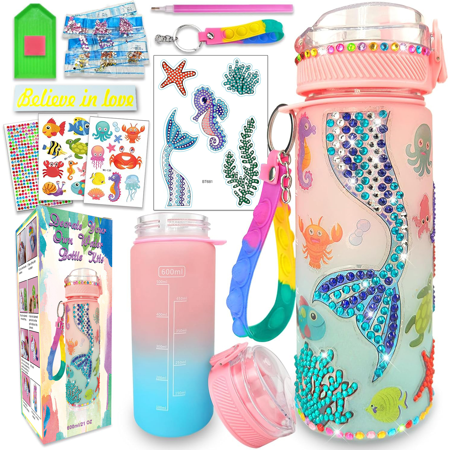 Decorate Your Own Water Bottle - огляд і ціна Art Craft Kits For Kids