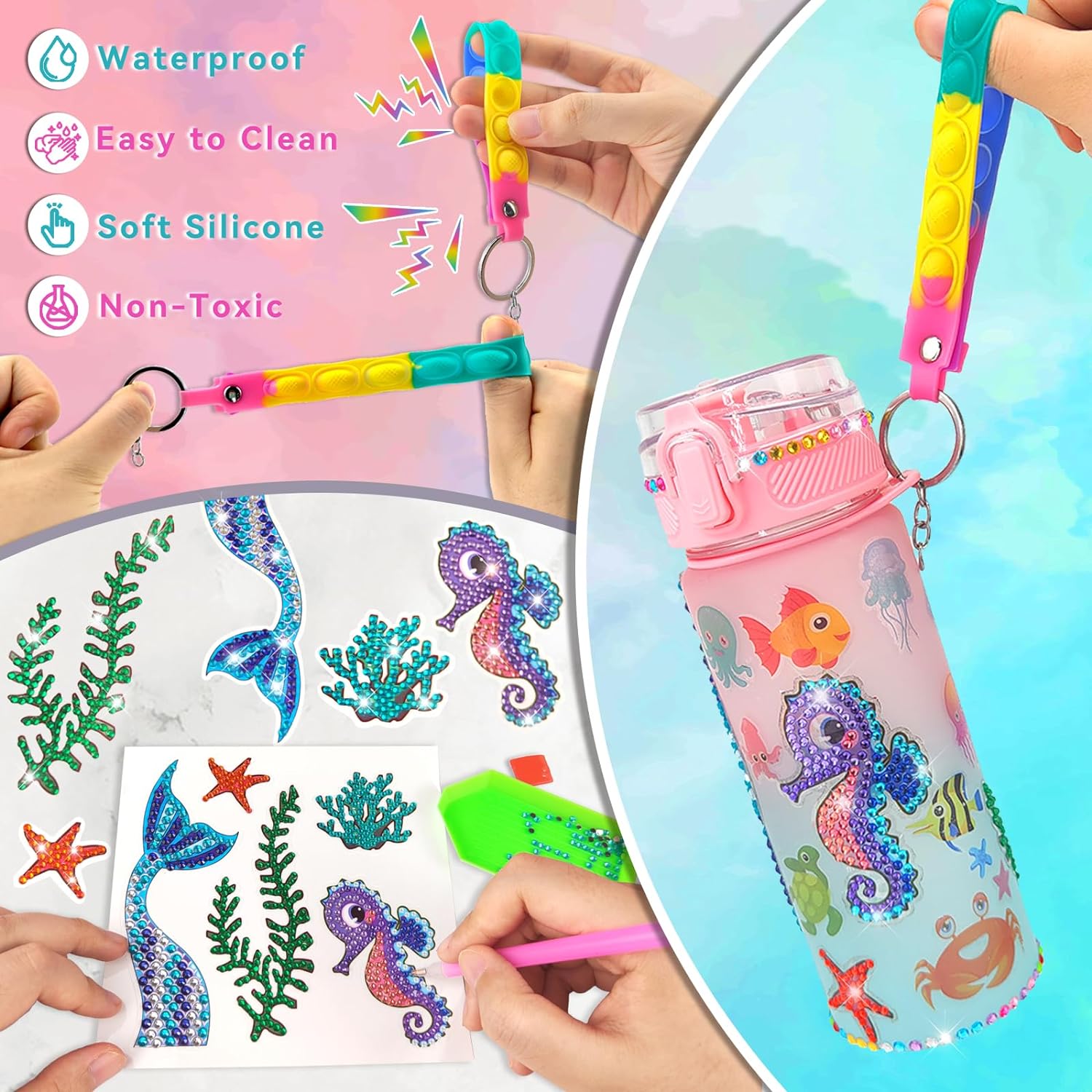 Decorate Your Own Water Bottle - огляд і ціна Art Craft Kits For Kids