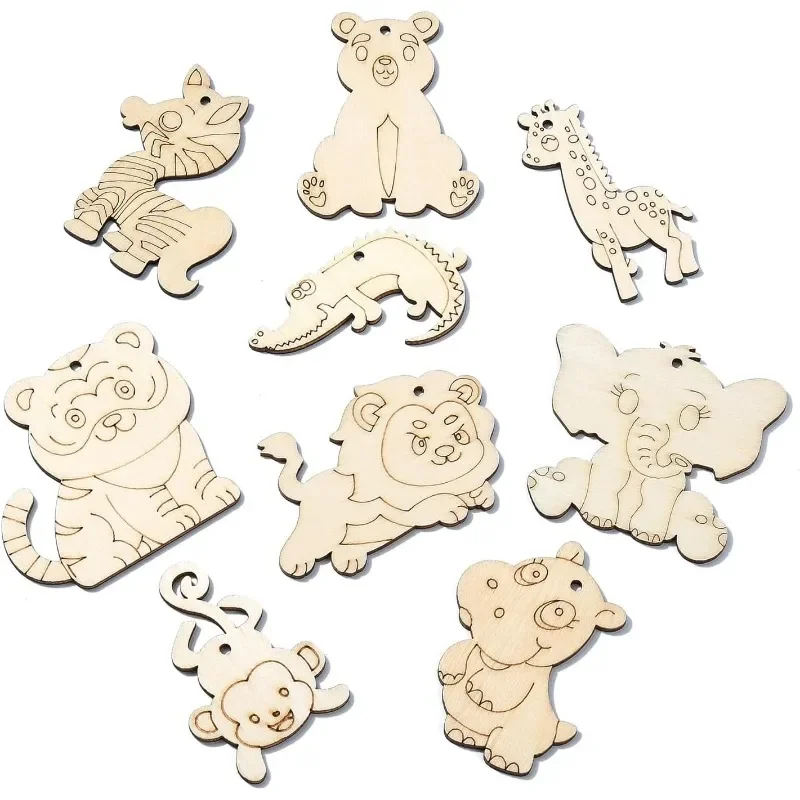 9pcs 9 Styles Zoo Animals Unfi - огляд і ціна Art And Craft Zoo Animals