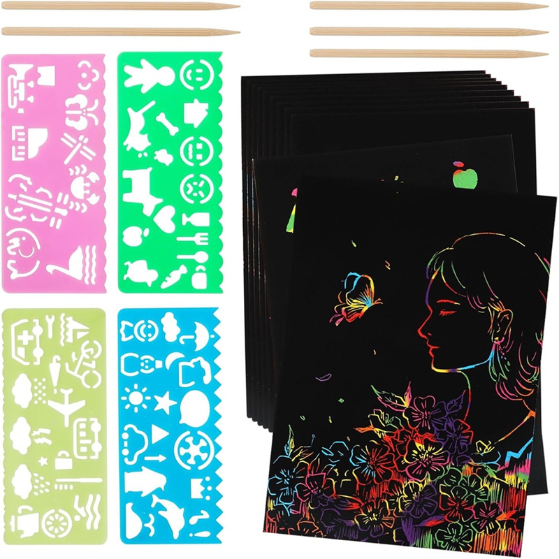 Scratch Paper Art Set, Black C - огляд і ціна Art Craft & Architecture