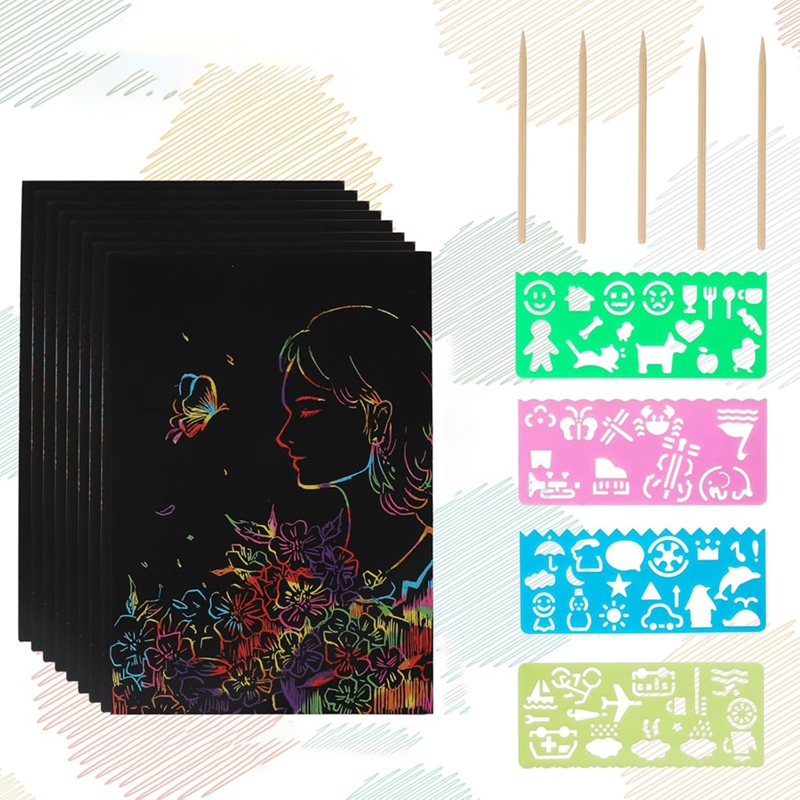 Scratch Paper Art Set, Black C - огляд і ціна Art Craft & Architecture