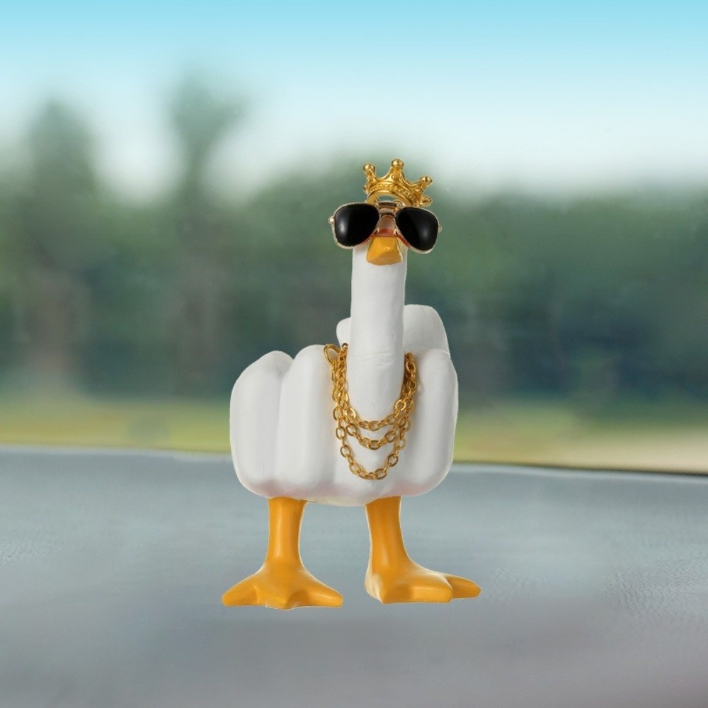 Cute Resin Mid-Finger Duck Dec - огляд і ціна Art Craft Duck