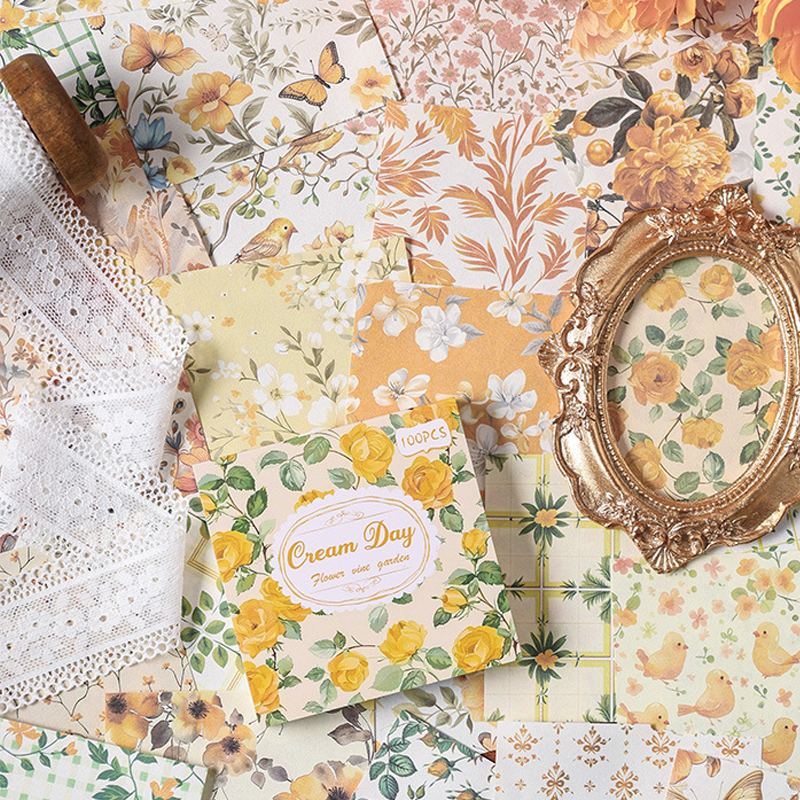 100 pieces of floral material  - огляд і ціна Art Craft Books