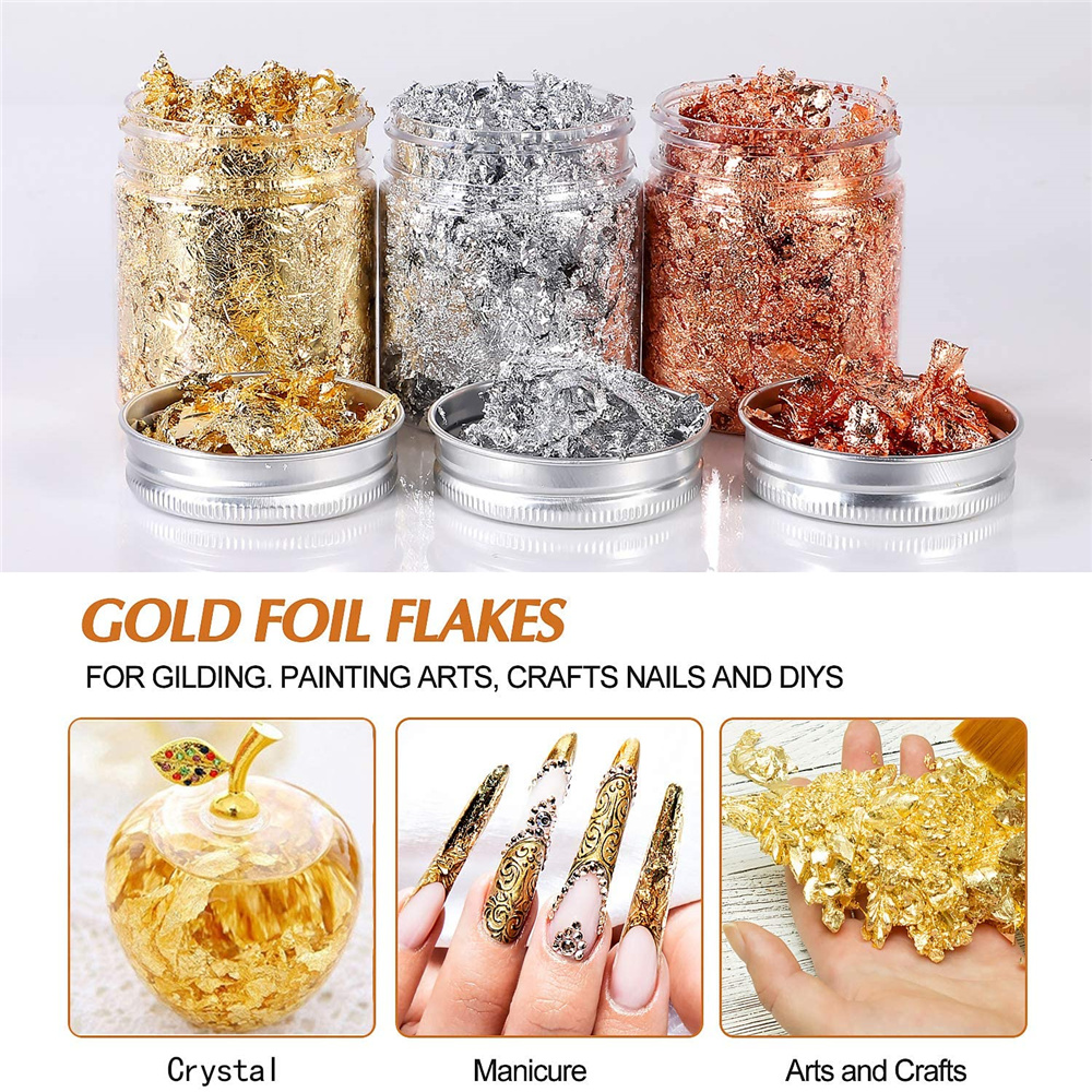 Imitation Rose Gold Silver Cop - огляд і ціна Art Craft Leaves