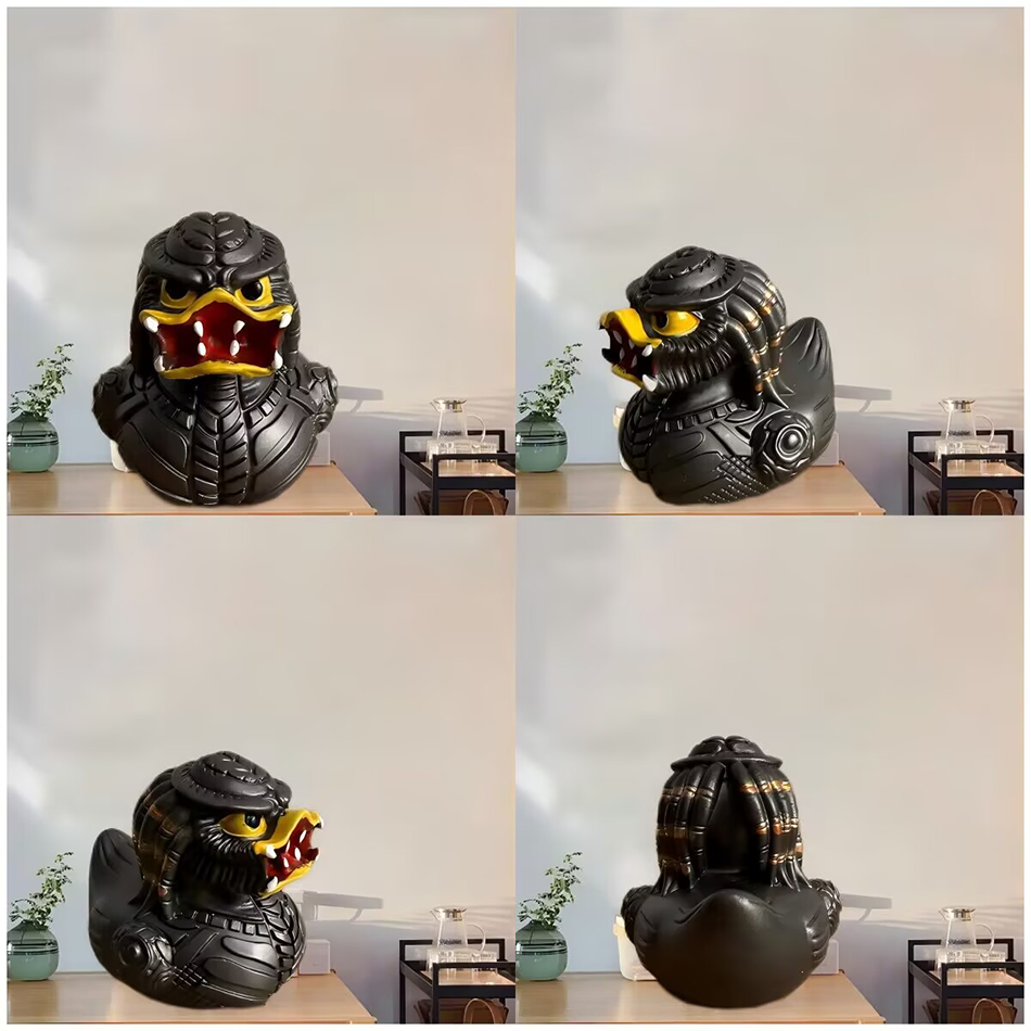 Alien Duck Resin Statue，Evil A - огляд і ціна Art Craft Duck