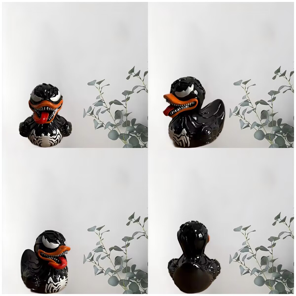 Alien Duck Resin Statue，Evil A - огляд і ціна Art Craft Duck