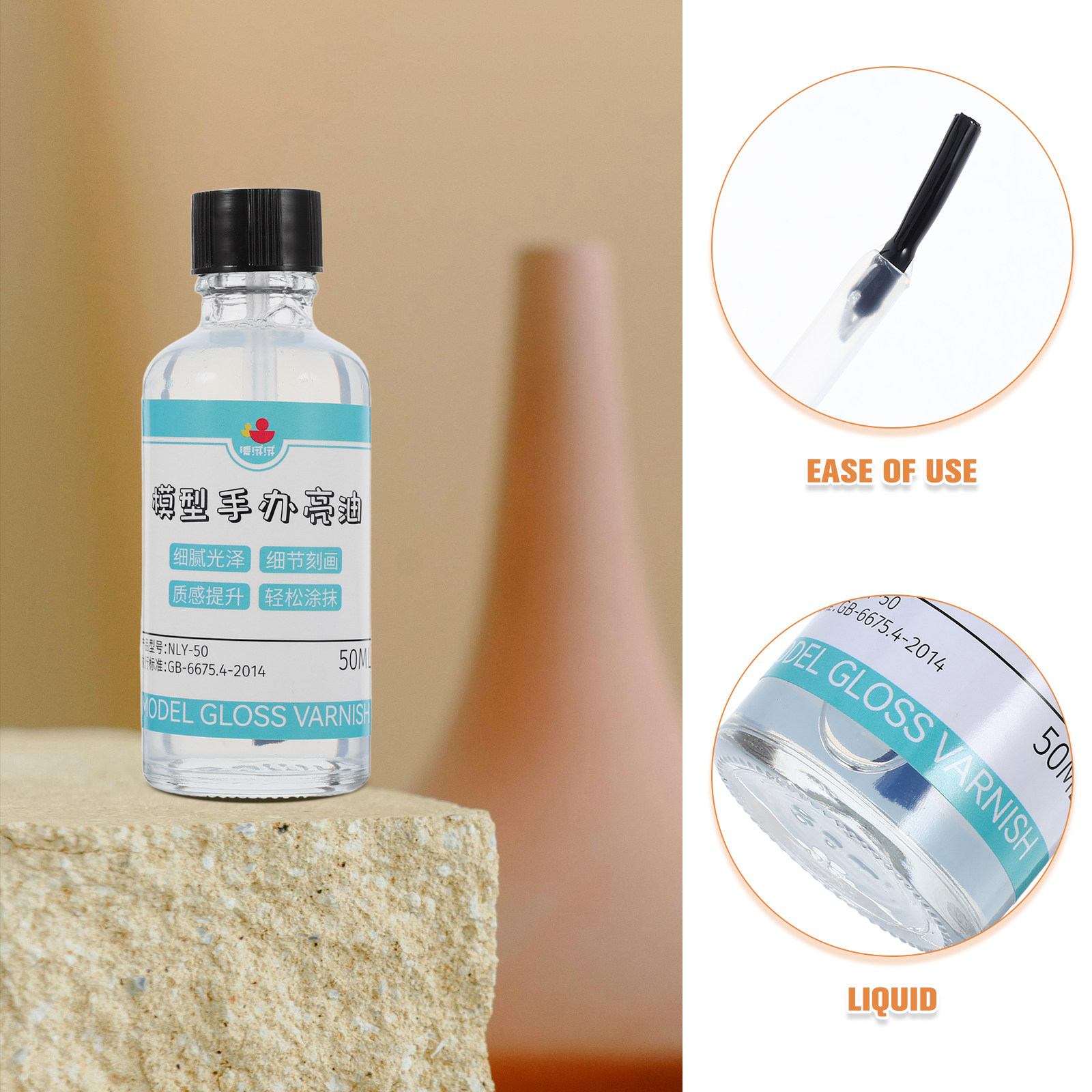 Air Dry Clay Varnish 50Ml Glos - огляд і ціна Air Dry Clay