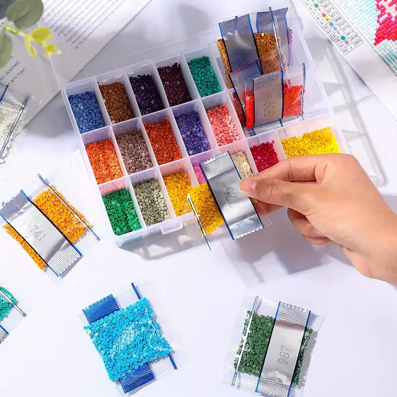 30 vivid colored diamond paint - огляд і ціна Diamond Painting Kit