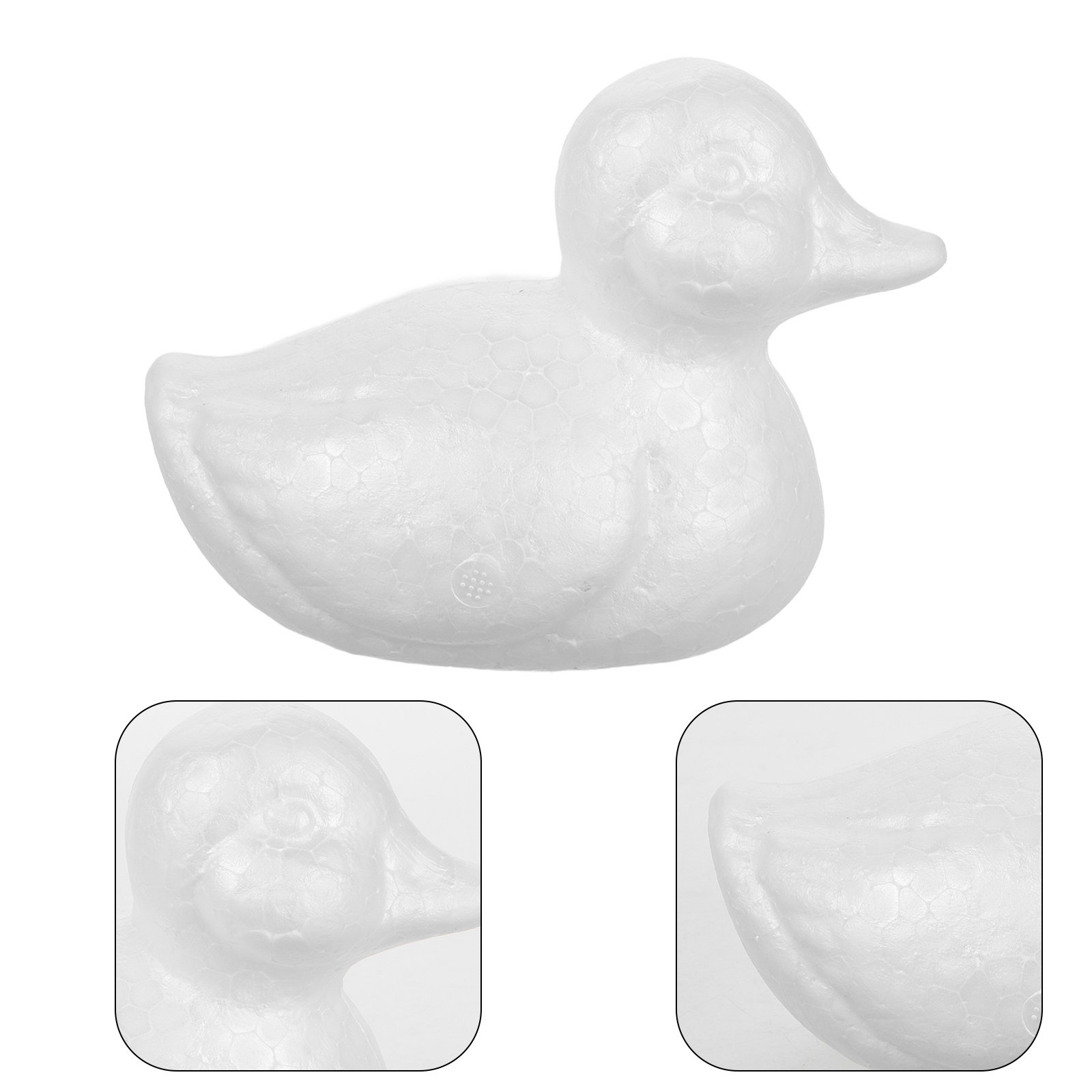 5pcs Foam Duck Shapes White Po - огляд і ціна Art Craft Duck