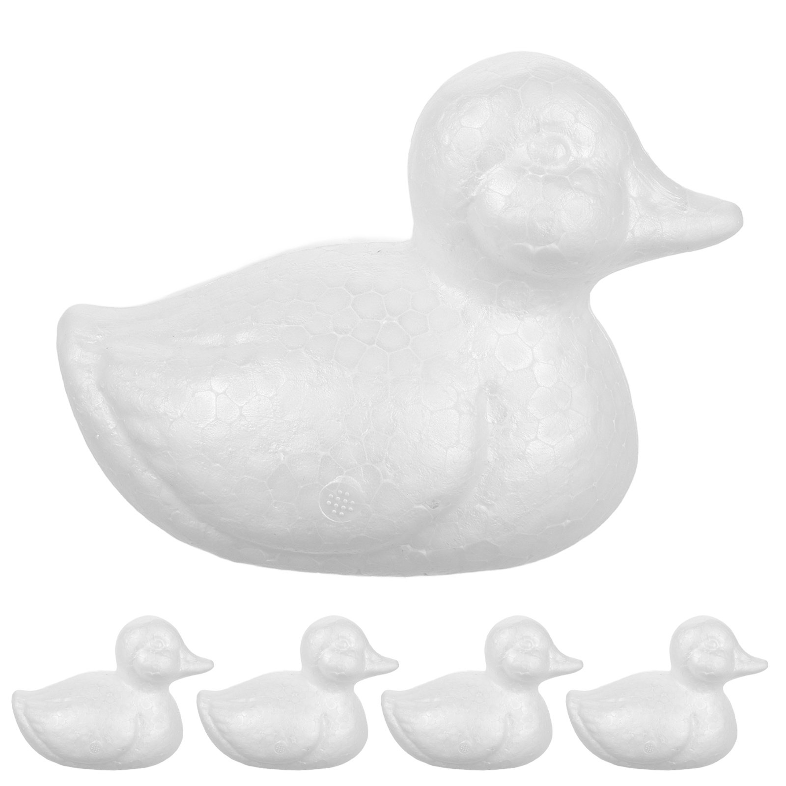 5pcs Foam Duck Shapes White Po - огляд і ціна Art Craft Duck